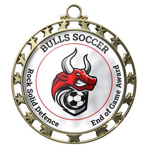 VibraprintÂ® Antique 17 Star Border Insert Medallions (2-1/2")