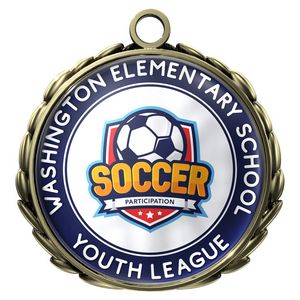 VibraprintÂ® Antique 3D Wreath Insert Medallions (2-1/2")