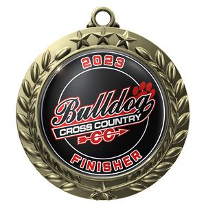 VibraprintÂ® Antique Star Wreath Insert Medallions (2-3/4")