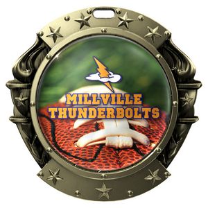 VibraprintÂ® Antique Torch Insert Medallion (2-3/4")