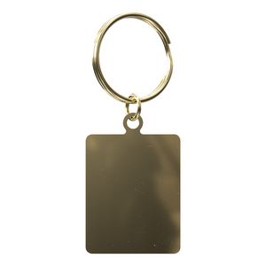 VibraprintÂ® Bright Rectangle Key Tag (1-1/8" x 1-1/2")