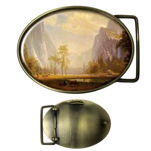 VibraprintÂ® Matte Oval Belt Buckle (3-3/4" x 2-1/2")