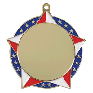VibraprintÂ® Patriotic Star Insert Medallion (2-3/4")
