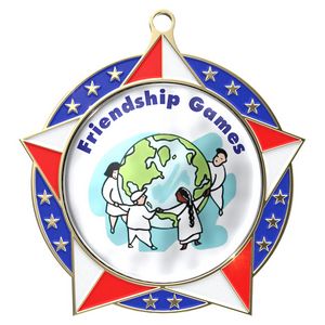 VibraprintÂ® Patriotic Star Insert Medallion (2-3/4")