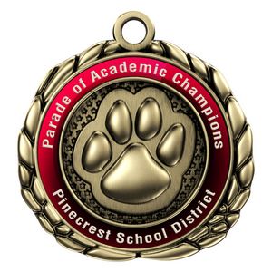 VibraprintÂ® Paw Quali-Craft Medallion (2-1/2")
