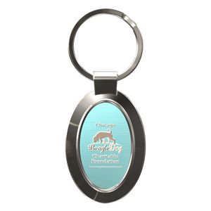 VibraprintÂ® Premium Oval Key Tag