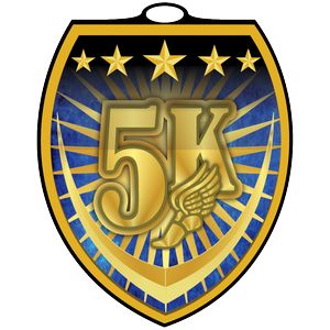 VibraprintÂ® Shield 5K Medallion (3")