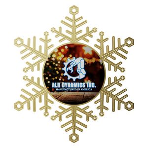 VibraprintÂ® Snowflake Holiday Ornament (3")