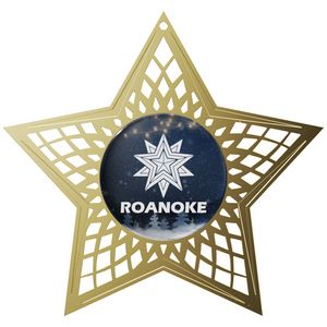 VibraprintÂ® Star Holiday Ornament (3")