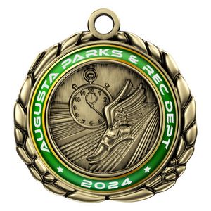 VibraprintÂ® Track Quali-Craft Medallion (2-1/2")