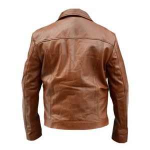 Vintage Brown Leather Jacket