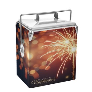 Vintage Cooler With Wrap