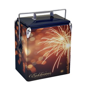 Vintage Cooler With Wrap