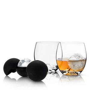 Viski Glacier RocksÂ® 4-Piece Ice Ball Mold And Tumbler Set