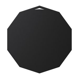 Volleyball Decagon Colored Medallion (2")