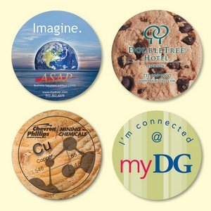 VynexÂ® DuraTecÂ® 3.6"Round x1/8" Hard Surface Drink Coaster