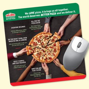 VynexÂ® DuraTecÂ® 8" Square x1/16" Hard Surface Mouse Pad