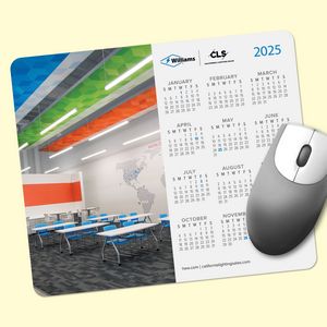 VynexÂ® DuraTecÂ® 8"x9.5"x1/16" Hard Surface Calendar MousePad