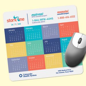 VynexÂ® Heavy Duty 7.5"x8"x1/8" Calendar Mouse Pad