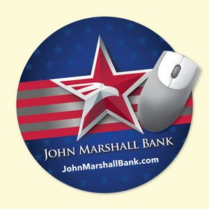 VynexÂ® Heavy Duty 8" Round x1/8" Hard Surface Mouse Pad