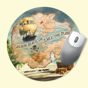 VynexÂ® Heavy Duty 8" Round x3/16" Hard Surface Mouse Pad