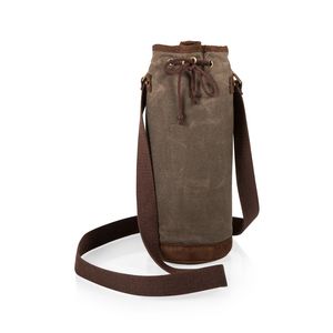 Waxed Canvas Wine Tote
