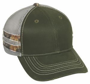 Weathered Cotton Cap w/Mesh Back