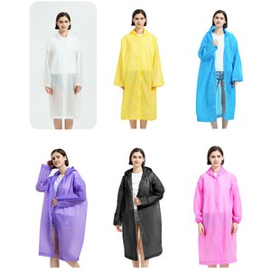 Weatherproof Adult EVA Reusable Raincoat