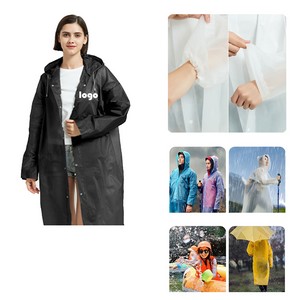 Weatherproof Adult EVA Reusable Raincoat