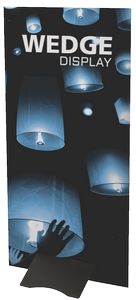 Wedge Metal Sign Support for Rigid Graphics