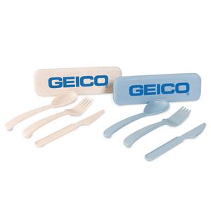 Wheat Straw Utensil Set