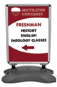 Whirlwind Outdoor Double-Sided Sign Stand