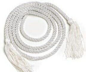 White 68" Graduation Honor Cord