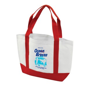 White Cotton Boat Tote