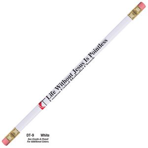 White Double Tipped #2 Pencil