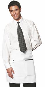 White Half Bistro Apron