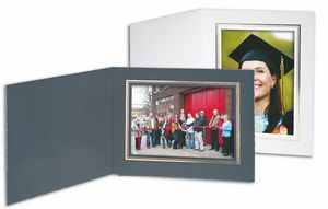 White Horizontal Portrait Folder (5"x7")