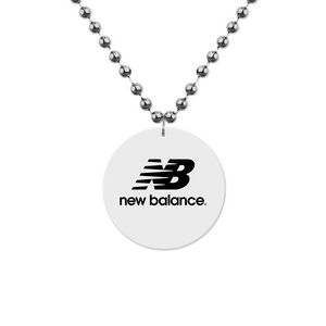 White Medallion Beads