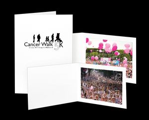 White Photo Folder - 4"x6"