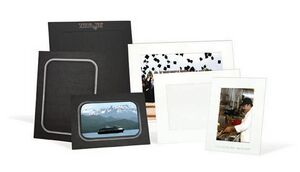 White Smooth Picture Frame with Easel (4"x6")