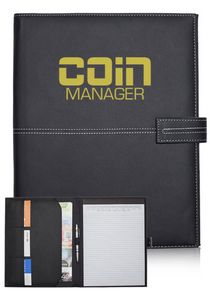 White Stitch Leather Portfolios (9.5"x12.2")