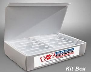 White Storage Box for Numbers