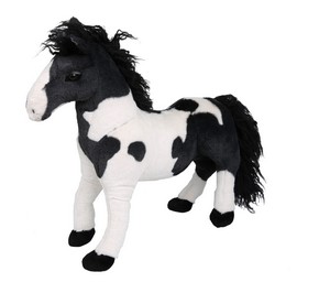 White and Black Horse