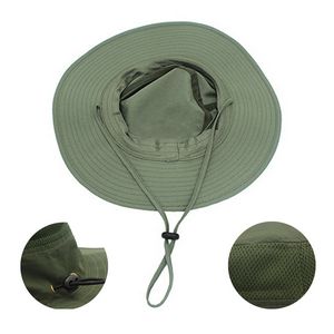 Wide Brim UV Protection Sun Bucket Hat MOQ10pcs