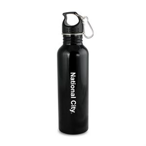 Wide Mouth Flair Bottle with Carabiner - 25oz