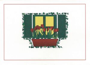 Window Box Everyday Blank Note Card (3 1/2"x5")