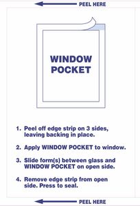 Window Jacket Form Holders (Set of 100)