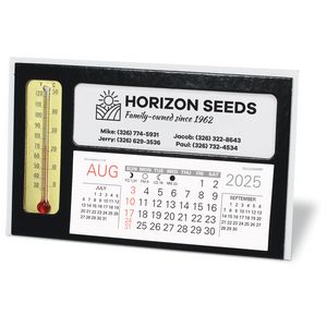 Window Premier Desk Calendar with Thermometer