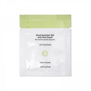 With Kiwi Scent And Large Customizable Sleeve 0 07 Fl Oz / 2 Ml Per Packet