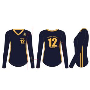 Women Long Sleeve Volleyball Jersey